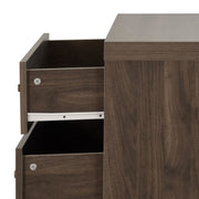 Farhart - Mid Century Modern 4 Drawer Dresser - Walnut - R&R Furniture Gallery (Fountain Valley, CA)