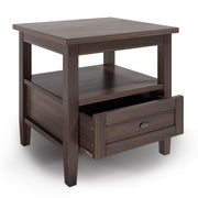 Warm Shaker - End Table - Warm Walnut Brown - R&R Furniture Gallery (Fountain Valley, CA)