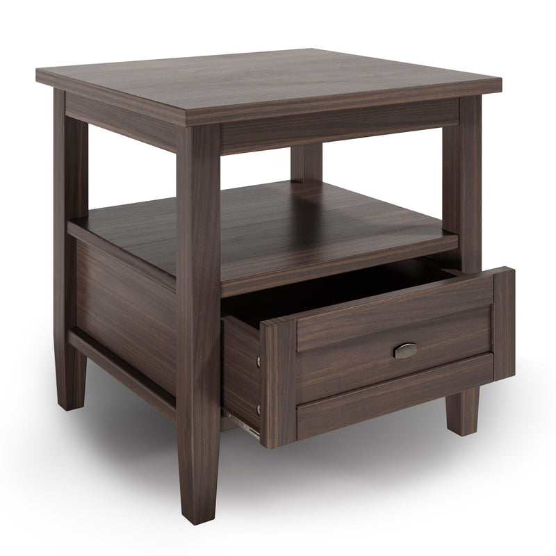 Warm Shaker - End Table - Warm Walnut Brown - R&R Furniture Gallery (Fountain Valley, CA)