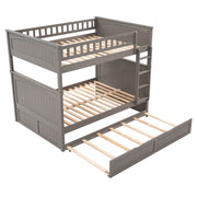 Bunk Bed With Twin Size Trundle, Guardrails - R&R Furniture Gallery (Fountain Valley, CA)