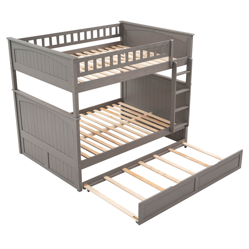 Bunk Bed With Twin Size Trundle, Guardrails - R&R Furniture Gallery (Fountain Valley, CA)