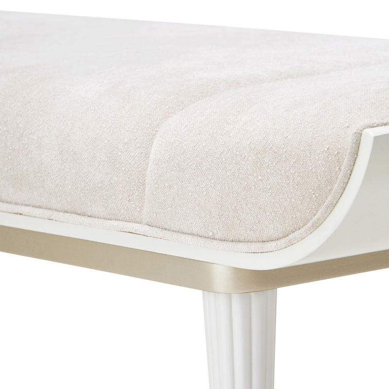La Marisia - Accent Bench - Tranquil / Creamy Pearl - R&R Furniture Gallery (Fountain Valley, CA)