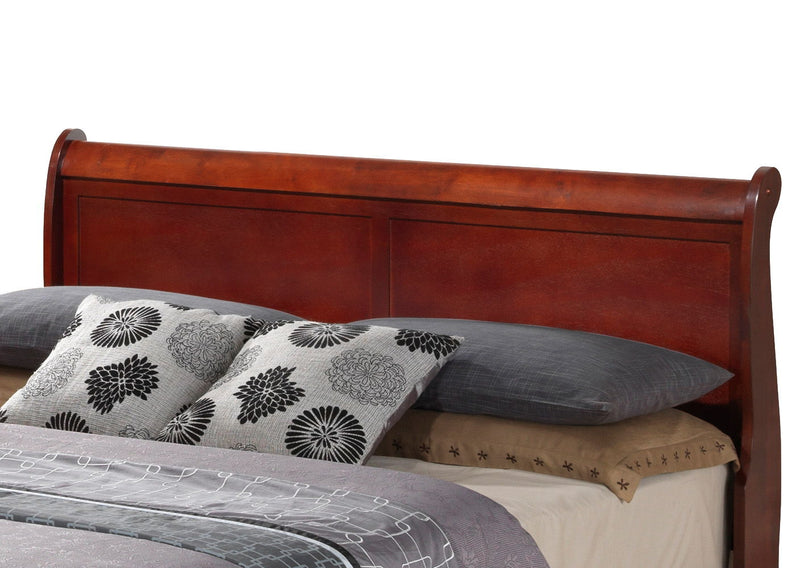 Sleigh Bed With Low Footboard - R&R Furniture Gallery (Fountain Valley, CA)