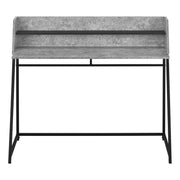 Computer Desk For Home Office, Laptop, Storage Shelves, Marble Look Contemporary & Modern - R&R Furniture Gallery (Fountain Valley, CA)