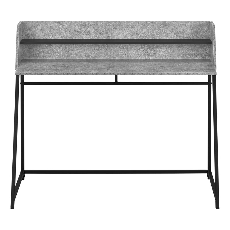 Computer Desk For Home Office, Laptop, Storage Shelves, Marble Look Contemporary & Modern - R&R Furniture Gallery (Fountain Valley, CA)