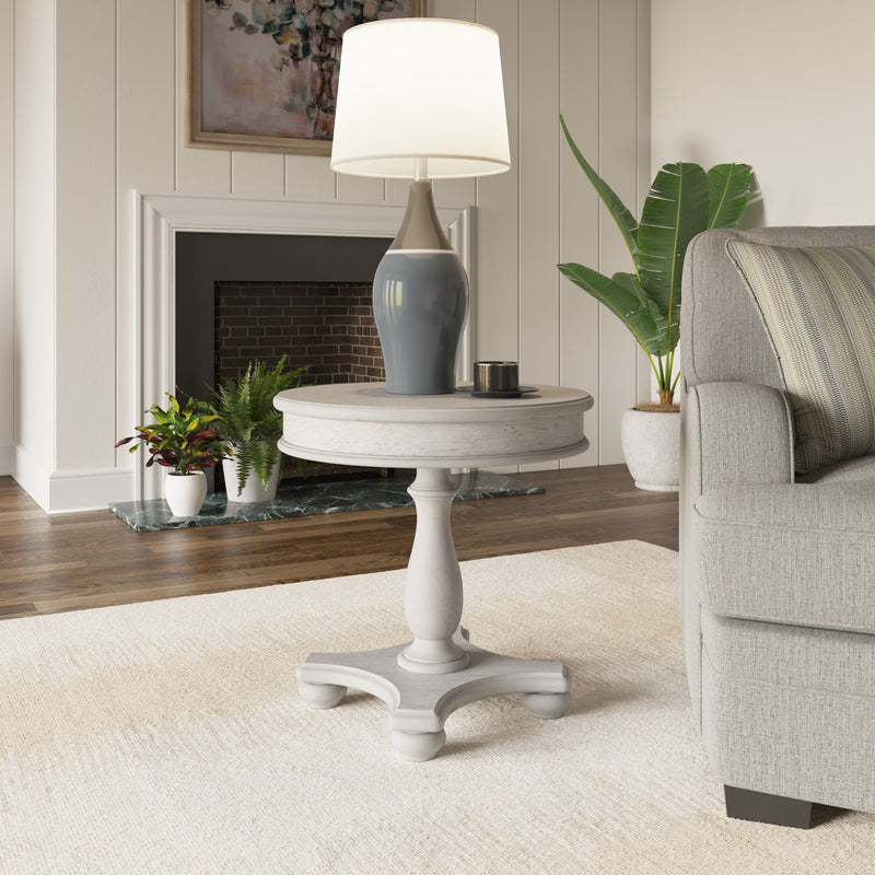 Round End Table - Gray - R&R Furniture Gallery (Fountain Valley, CA)