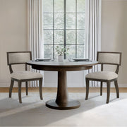Marie - Upholstered Dining Chair (Set of 2) - Beige - R&R Furniture Gallery (Fountain Valley, CA)