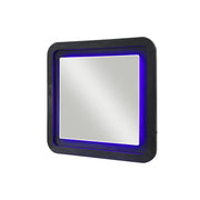 Beverly - Large Scale Wall Mirror For Dresser, Rounded Edges - Black White - R&R Furniture Gallery (Fountain Valley, CA)