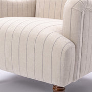 Sylvia - Striped Arm Chair - Natural - R&R Furniture Gallery (Fountain Valley, CA)