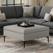 Rebecca - Multifunctional Coffee Table Storage Ottoman With Lift Up Lid - R&R Furniture Gallery (Fountain Valley, CA)