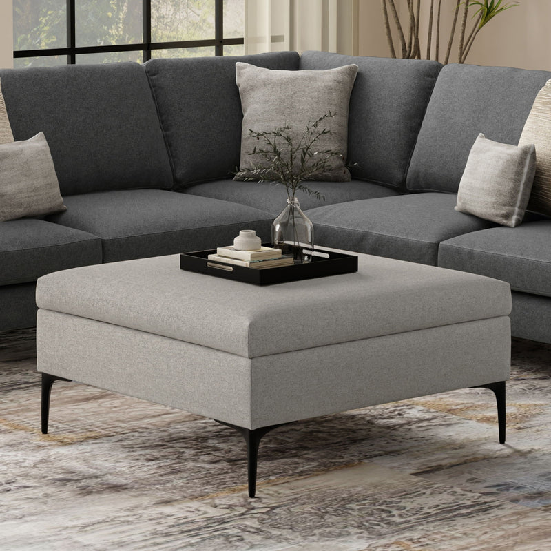 Rebecca - Multifunctional Coffee Table Storage Ottoman With Lift Up Lid - R&R Furniture Gallery (Fountain Valley, CA)