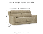 Next-Gen Durapella - Reclining Power Sofa - R&R Furniture Gallery (Fountain Valley, CA)