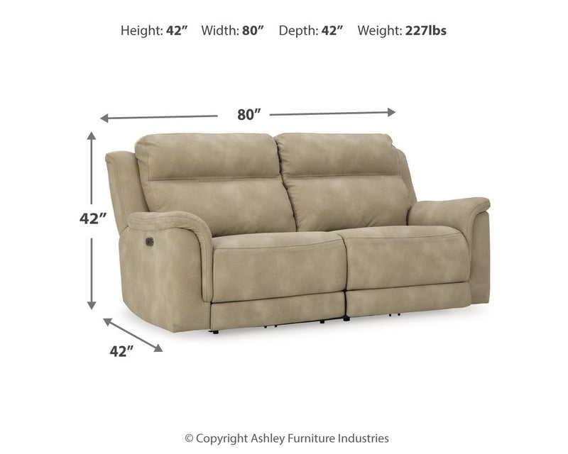 Next-Gen Durapella - Reclining Power Sofa - R&R Furniture Gallery (Fountain Valley, CA)