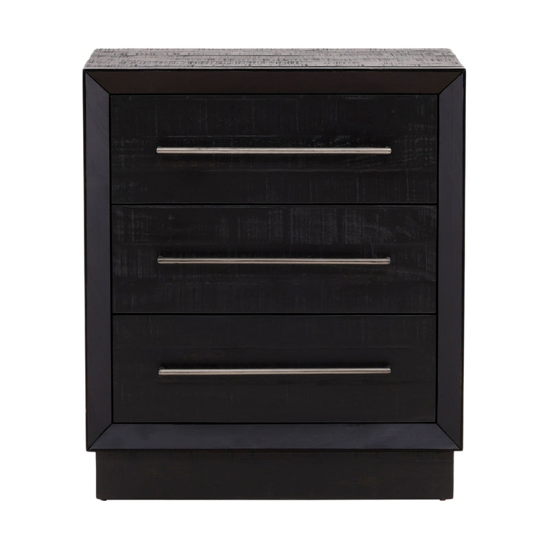 Humphreys - Nightstand - Black And Antique Nickel