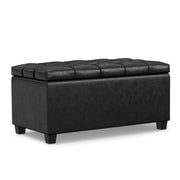 Sienna - Transitional Storage Ottoman Bench - R&R Furniture Gallery (Fountain Valley, CA)