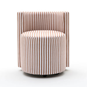 Alyssa - Striped Rolling Desk Chair