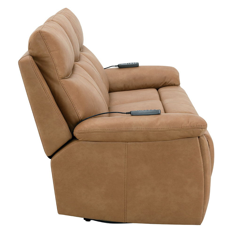 Chavis - Power Motion Sofa With USB & Power Headrest - Brown - R&R Furniture Gallery (Fountain Valley, CA)