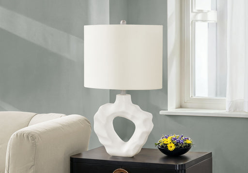 Lighting, Table Lamp, Modern - Cream - R&R Furniture Gallery (Fountain Valley, CA)