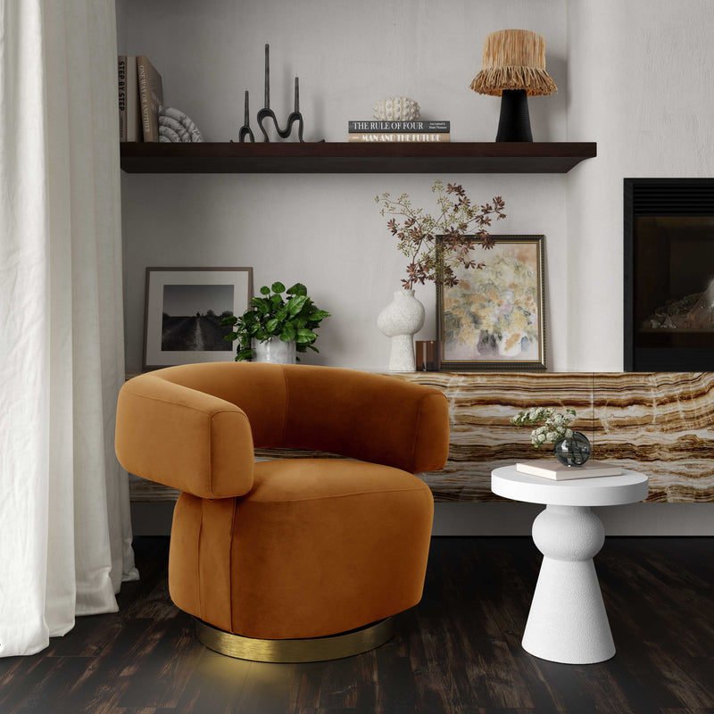 Lupita - Side Table - White - R&R Furniture Gallery (Fountain Valley, CA)