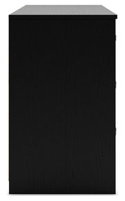 Finch - Six Drawer Dresser - 29'' Height - Black - R&R Furniture Gallery (Fountain Valley, CA)