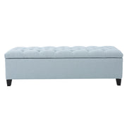 Glouster - Contemporary Storage Ottoman With Button Tufted Design - R&R Furniture Gallery (Fountain Valley, CA)