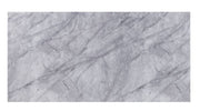 Satinka - Dining Table - Light Gray Printed Faux Marble Top & Mirrored Silver - R&R Furniture Gallery (Fountain Valley, CA)
