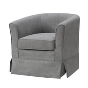Tucker - Woven Fabric Swivel Barrel Chair - R&R Furniture Gallery (Fountain Valley, CA)