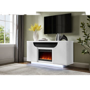 Alessia - Electric Fireplace With Multi Color LED And Flame Settings - R&R Furniture Gallery (Fountain Valley, CA)