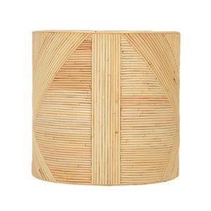 Matea - Rattan Cross Side Table - Natural - R&R Furniture Gallery (Fountain Valley, CA)