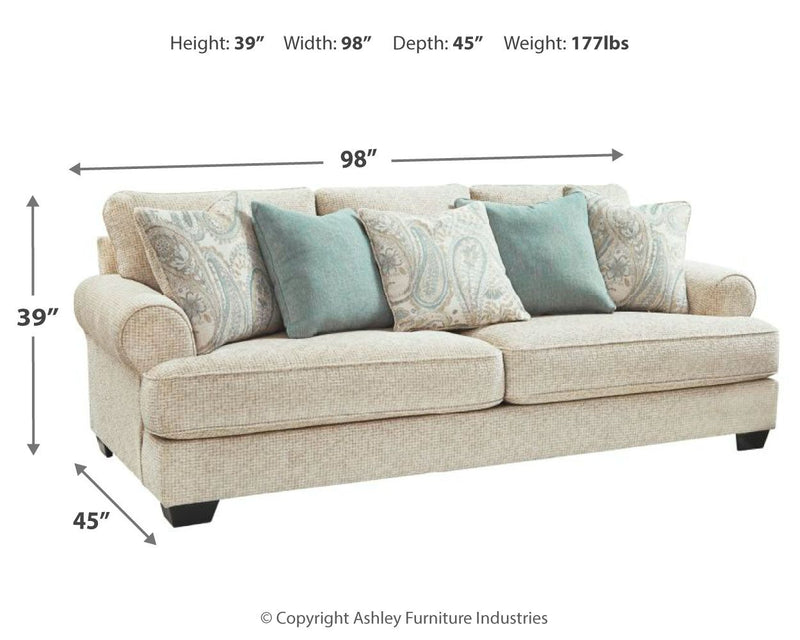 Monaghan - Sofa - Sandstone - R&R Furniture Gallery (Fountain Valley, CA)