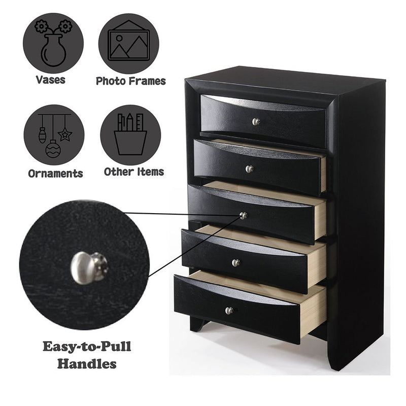 Ireland - 32" Chest - Black - R&R Furniture Gallery (Fountain Valley, CA)