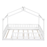 Bed House Bed Frame With Fence - R&R Furniture Gallery (Fountain Valley, CA)