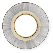Dallmen - Accent Mirror - Black / Gold Finish - R&R Furniture Gallery (Fountain Valley, CA)