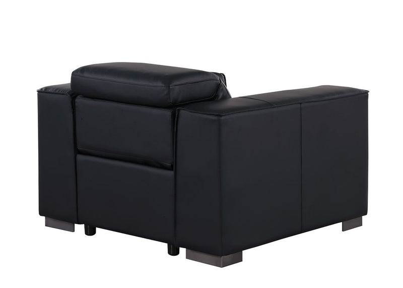 1208 - Leather Power Reclining Chair With Power Headrest