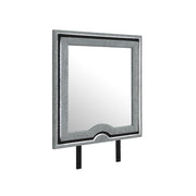 Isaiah - Mirror With Upholstered Frame And LED Lighting - R&R Furniture Gallery (Fountain Valley, CA)