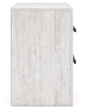 Cayboni - Two Drawer Night Stand - Whitewash - R&R Furniture Gallery (Fountain Valley, CA)