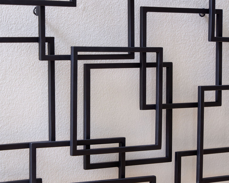 Aadanton - Wall Decor - Black - R&R Furniture Gallery (Fountain Valley, CA)