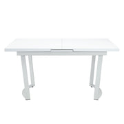Palton - Dining Table - High Gloss White - R&R Furniture Gallery (Fountain Valley, CA)