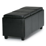 Avalon - Upholstered Storage Ottoman - R&R Furniture Gallery (Fountain Valley, CA)
