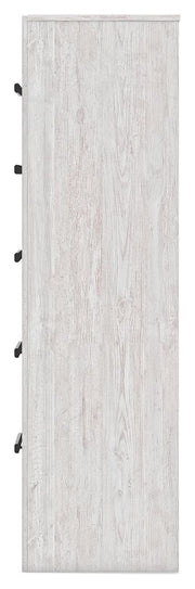 Cayboni - Five Drawer Chest - Whitewash - R&R Furniture Gallery (Fountain Valley, CA)