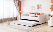 Upholstered Daybed With Ergonomic Design Backrest - R&R Furniture Gallery (Fountain Valley, CA)