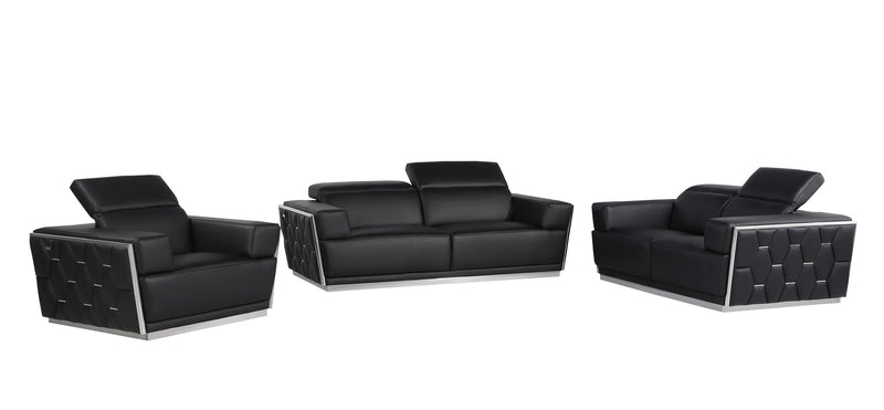 1111 - Leather Living Room Set - R&R Furniture Gallery (Fountain Valley, CA)