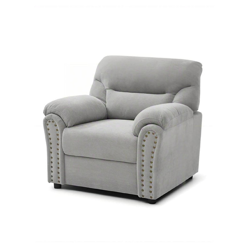 Hamilton - Chair With Hand Applied Nailhead Trim And Pillow Top Arm Cushions - R&R Furniture Gallery (Fountain Valley, CA)