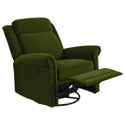 360 Degrees Swivel Recliner Manual Rocking Recliner Home With Adjustable Backrest - R&R Furniture Gallery (Fountain Valley, CA)