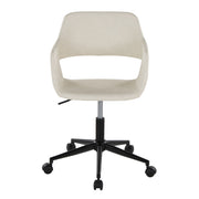Lumi Source Margarite contemporary task desk chair with a sleek design, cushioned seat, and adjustable height for office use
