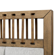 Elegant Design Upholstered And Strap Panel Bed - R&R Furniture Gallery (Fountain Valley, CA)
