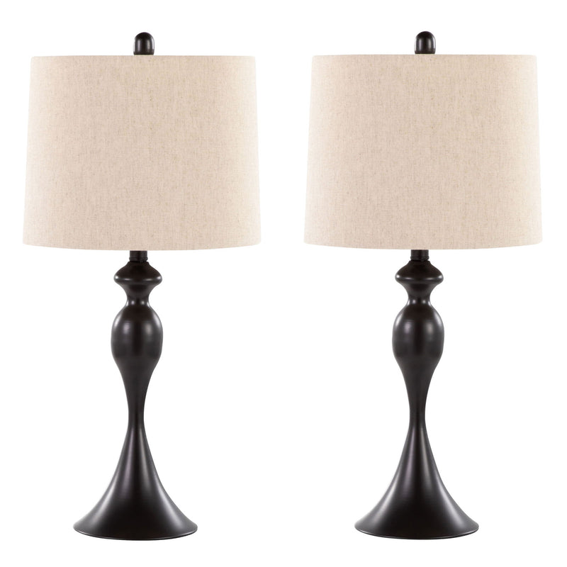 Ashland - Contemporary Table Lamp (Set of 2) - R&R Furniture Gallery (Fountain Valley, CA)