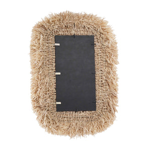 Palm - Sisal Rectangular Wall Mirror - Natural - R&R Furniture Gallery (Fountain Valley, CA)