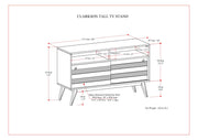 Clarkson - TV Stand - Rustic Natural Aged Brown - R&R Furniture Gallery (Fountain Valley, CA)