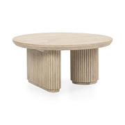 Vander - Solid Wood Round Coffee Table - R&R Furniture Gallery (Fountain Valley, CA)